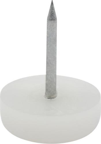 Produktbild Möbelgleiter mit Nagel Kunststoff ø 18 mm 4 Stk. (Kunststoffgleiter, 4 Stück)