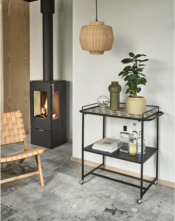 Immagine prodotto F&R Pendolo Vilna 30x28 cm in rattan naturale (E27, 0 lm)