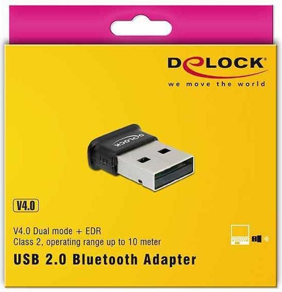 Image du produit Delock Adaptateur USB Bluetooth 4.0 (Emetteur & Récepteur)