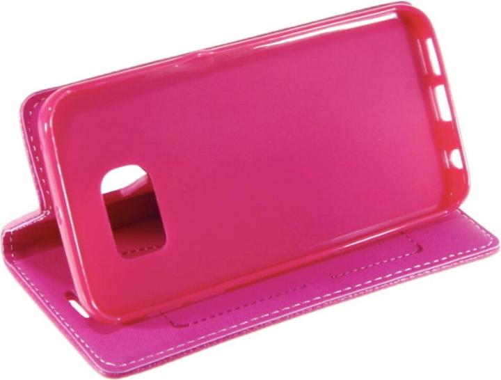 Produktbild NoName Book Case Fashion for Galaxy S6 Edge - Pink 4250710563906 (Samsung Galaxy S6 Edge)
