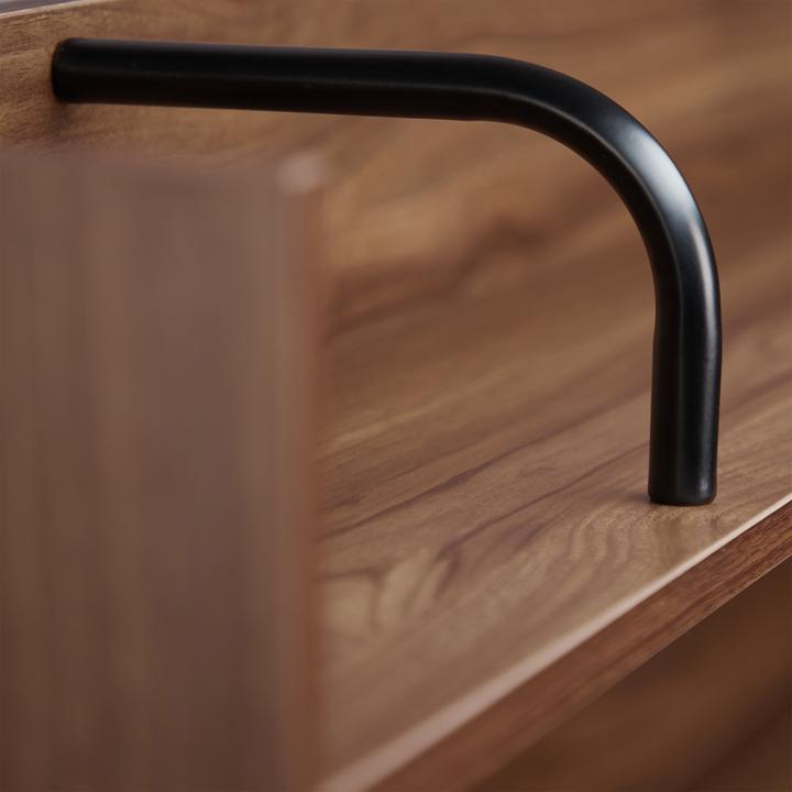 Actual product image Relaxdays Desk With Shelving (120 x 60 x 109 cm)