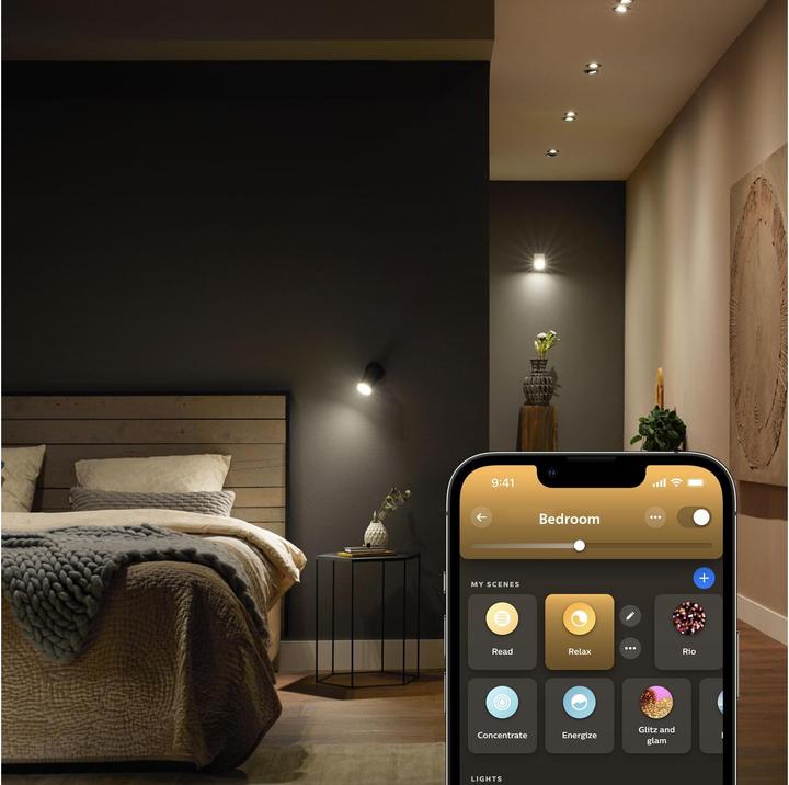 Produktbild Philips Hue White Ambiance (GU10, 4.20 W, 400 lm, 2 x, E)