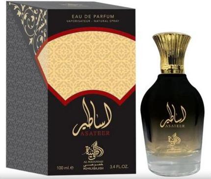 Actual product image Al Wataniah Asateer By Jasmine Patchouli Scented EDP 100ml Unisex Perfume Gift (Eau de parfum, 100 ml)
