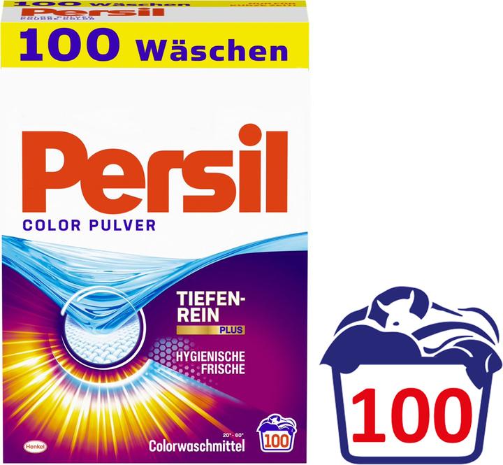 Persil Couleur (100 Cycles de lavage, Poudre)