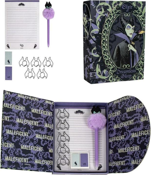Actual product image Cerda DISNEY VILLAINS - Boîte de Papeterie - 9 pc. (Black, 4 x)