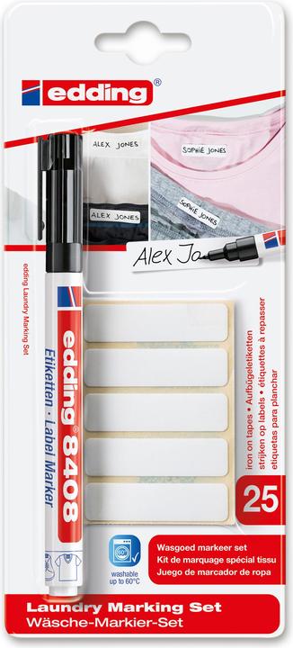 Produktbild Edding Wäschemarker 8408 (Black, 0.75 mm, 1 x)