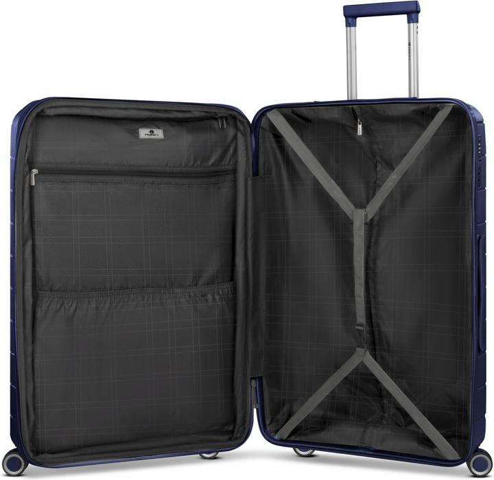 Produktbild Franky London 4 Rollen Trolley L 74 cm mit Dehnfalte (91 l, XL (ab 115l))
