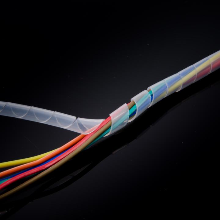Immagine prodotto Purecrea 1m Spirale di protezione del cavo 4mm trasparente SWB-04 (Tubo a spirale per cavi, 100 cm)