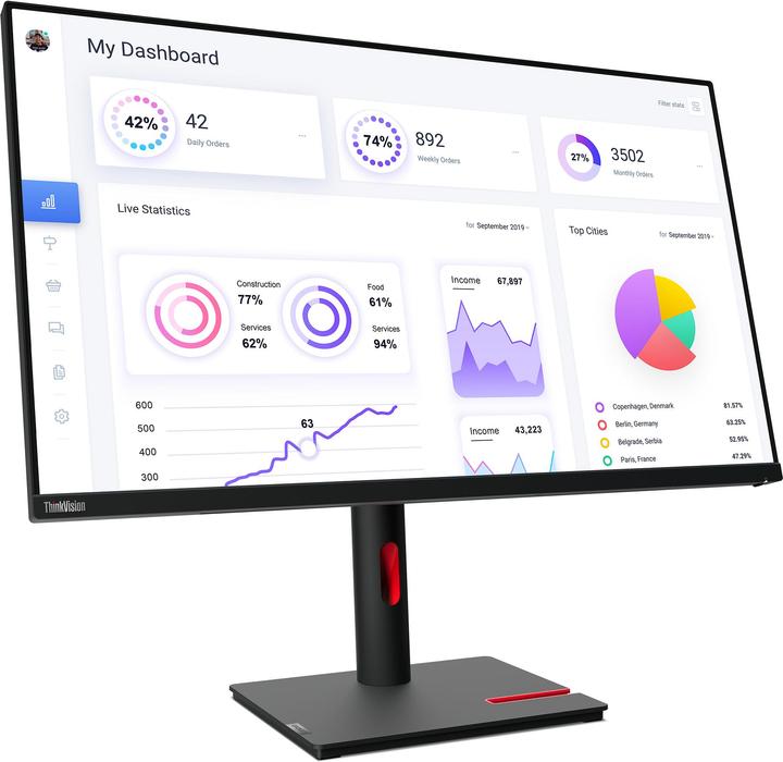 Produktbild Lenovo ThinkVision T32p-30 (3840 x 2160 Pixel, 31.50")