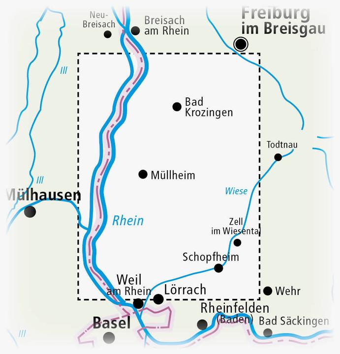 Produktbild Markgräflerland 1:50 000 50000