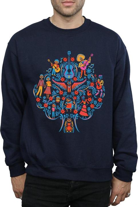 Actual product image Disney Mens Coco Tree Pattern Sweatshirt (XXL)