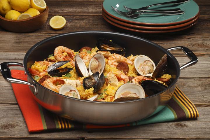 Actual product image Swiss Diamond XD Nonstick Clad Induction - Inox Sautoir avec couvercle Ø 32cm (32 cm, Casserole + Stewpot, Stainless steel)