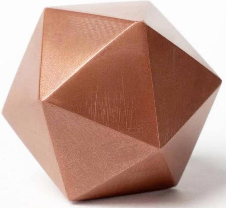 Actual product image Proto-pasta HTPC1705-CU Copper-filled Metal HTPLA Filament PLA 1.75mm 500g Copper 1pc. (PLA, 1.75 mm, 500 g, Orange, Brown)