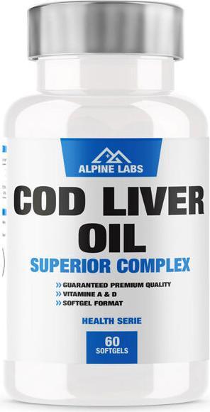 Produktbild Alpine Labs Cod Liver Oil (60 Stück, Kapseln)