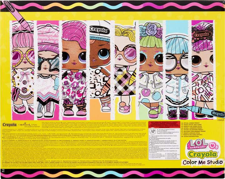 Produktbild MGA L.O.L. Surprise! Loves CRAYOLA Color Me Studio Asst in PDQ