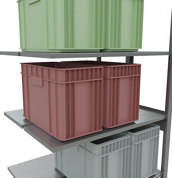 Image du produit eurokraft pro étagères sans boulons, double rangée