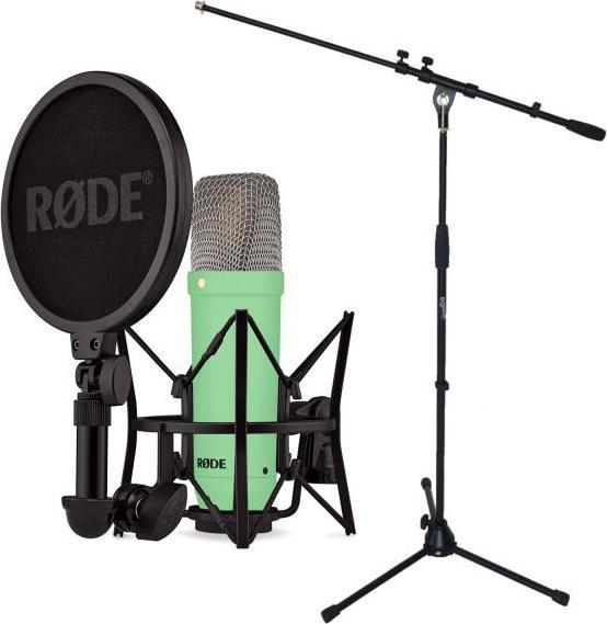 Produktbild RØDE NT1 Signature Green Mikrofon Grün mit Stativ
