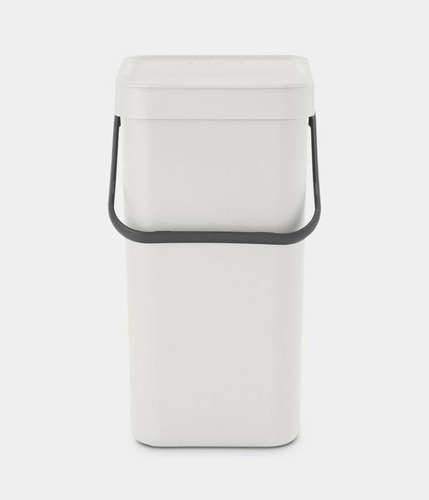 Image du produit Brabantia Poubelle de recyclage Sort & Go 12 l, gris clair (12 l)