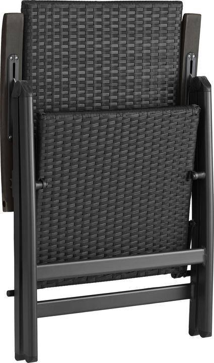 Produktbild tectake Rattanstuhl Melbourne klappbar
