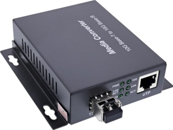 Produktbild InLine Netzwerk Media Konverter 10Gb/s TP zu SFP+ LWL (für LC Duplex) (Media Konverter)