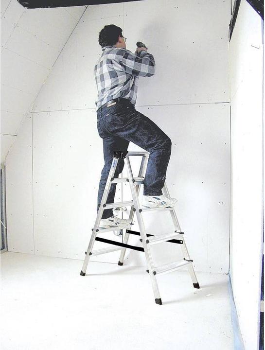 Produktbild Krause Alu-Stufendoppelleiter (Gerüst, 75 cm)