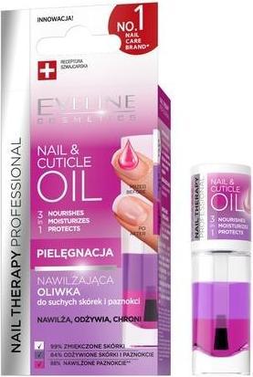 Eveline Nail Cuticle Oil - Moisturizing Three-Phase Oil For Dry Cuticles And Nails, 8ml (8 ml)
