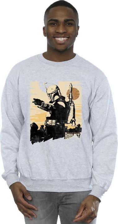 Immagine prodotto Star Wars The Book Of Boba Fett Points Felpa Uomo (4XL)