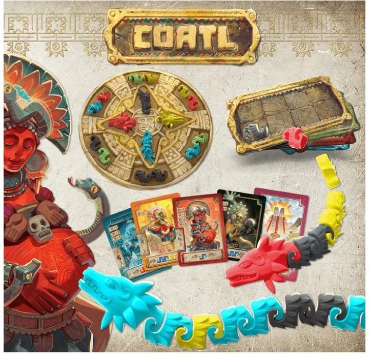 Image du produit Synapses Games SG001 - Cóatl, jeu de société, pour 1 à 4 joueurs, à partir de 10 ans (Allemand, Anglais)