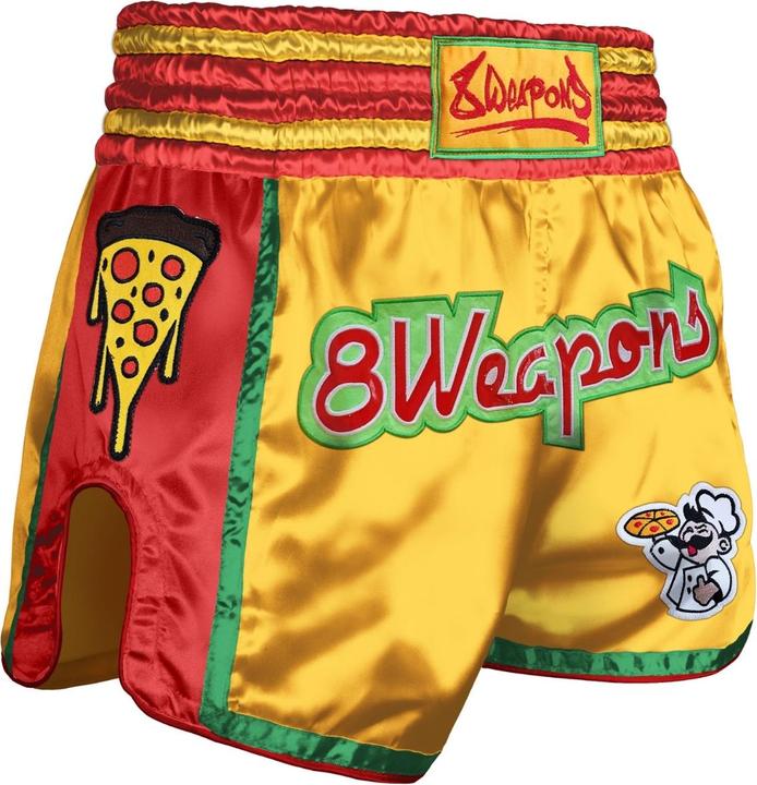 8Weapons 8 WEAPONS Muay Thai Shorts - Muay Pizza M (M)