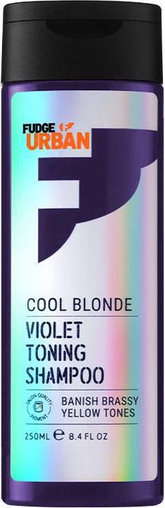 Actual product image Fudge Urban Cool Blonde Shampoo 250 ml (250 ml, Liquid shampoo)