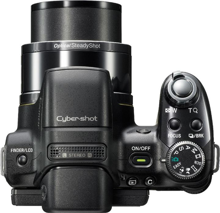 Produktbild Sony DSC-HX1, 9 Megapixel, 20x Zoom, 1080p-Movies, schwarz