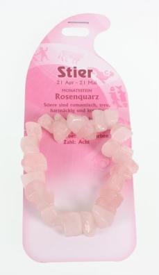 Roost Armband Stier G238 Rosenquarz (Rosenquarz)