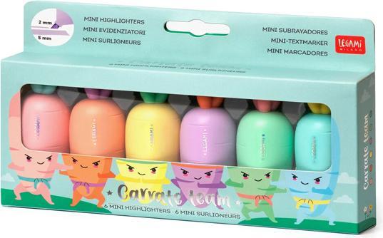 Produktbild Legami Carrot (Pink, Gelb, Violett, Grün, Orange, Hellblau, 6 x)