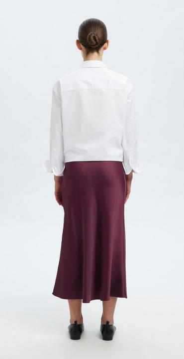 Actual product image Selected Femme Slflena Hw Midi Skirt Noos (40)
