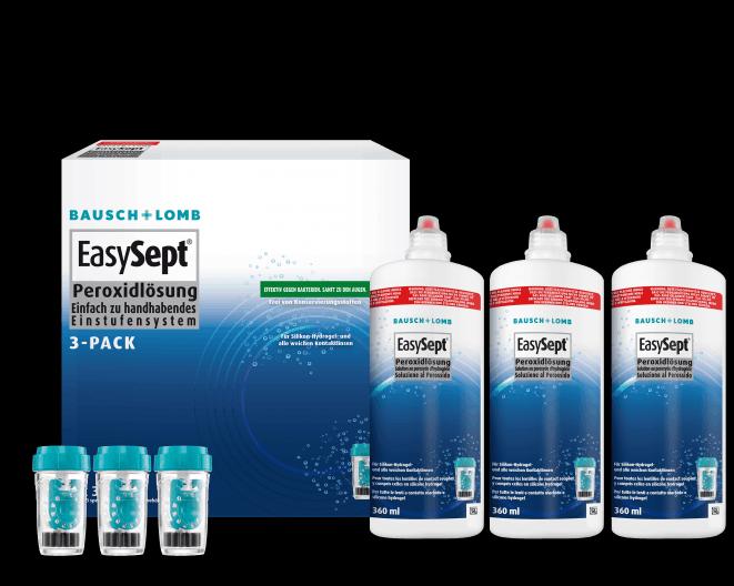 Produktbild Bausch + Lomb EasySept 3Pack (Peroxid-System, 1080 ml)