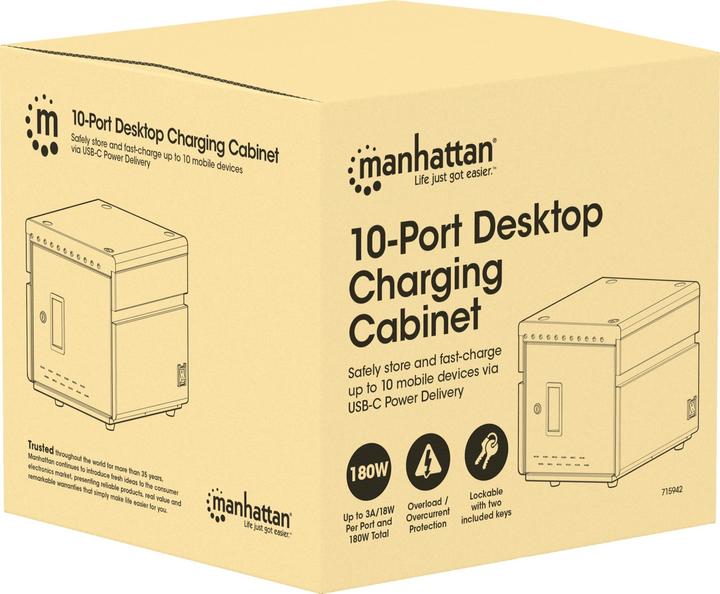 Produktbild Manhattan 10-Port Ladeschrank 180 W