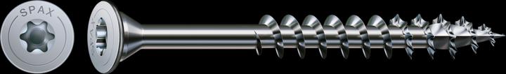 Produktbild Spax Tellerkopfschraube flach 5,0 x 87 mm 150 Stk. ( 0251010500875 ) Teilgewinde Torx T-STAR plus (150 Schrauben pro Stück)