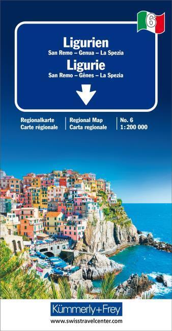 Produktbild Ligurien Nr.06 Reg.kte Italien 1:200000