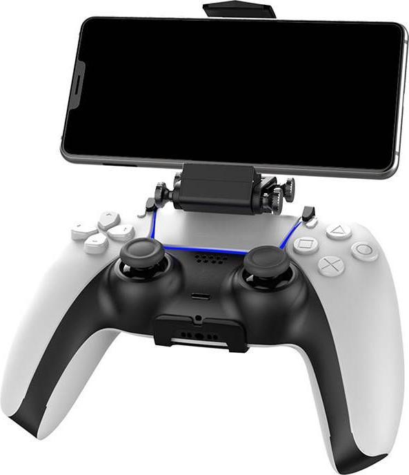 Actual product image iPega PG-P5005 Mobile phone holder for PS5 controller (black) (PS5)
