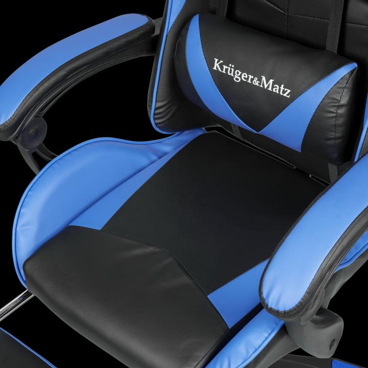 Actual product image Krüger&Matz Gaming chair Gaming chair Warrior GX-150 Gaming Chair, Black-blue