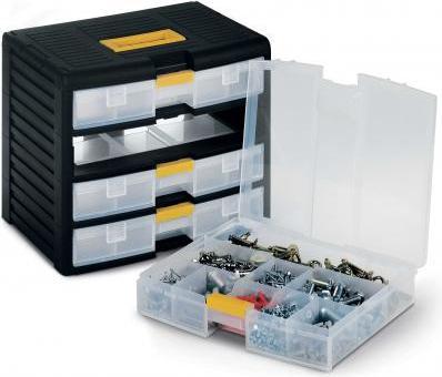 Actual product image Terry Store-Age 43002 desk drawer organiser Plastic Black, Translucent, Yellow