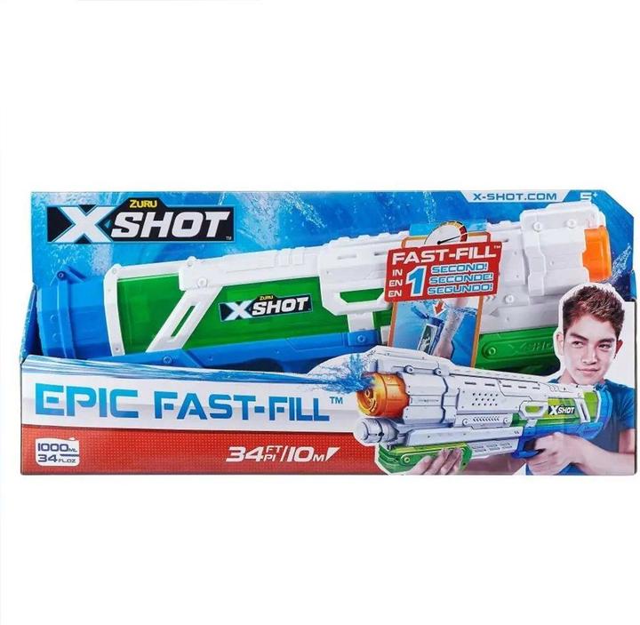 Image du produit Xshot Pistolet à eau X-Shot Fast Fill, 1000ml (Réservoir intégré)