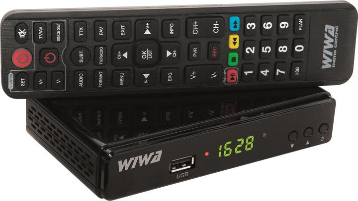 Immagine prodotto Wiwa Esperanza EV104 decoder TV via cavo nero - H.265 - DVB-T (DVB-T, DVB-T2)