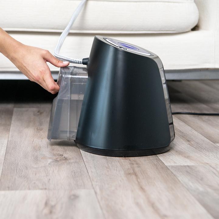 Actual product image Taurus Sliding Care Non Stop Upright Steam Cleaner 1.2 l 2500 W Black, Silver (7 bar, 2500 W)
