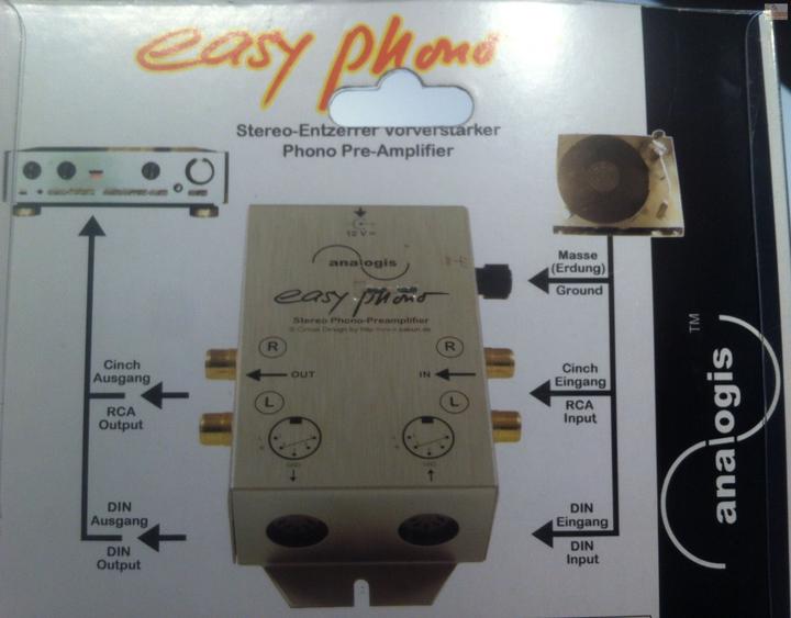 Produktbild Analogis Easy Phono Entzerrer/Vorverstärker
