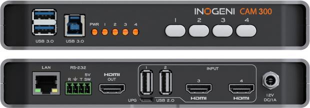Immagine prodotto Inogeni Selettore di telecamere CAM300 2x USB/2x HDMI - USB 3.0