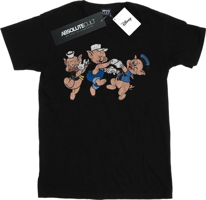Disney Three Little Pigs Having Fun TShirt (5XL)
