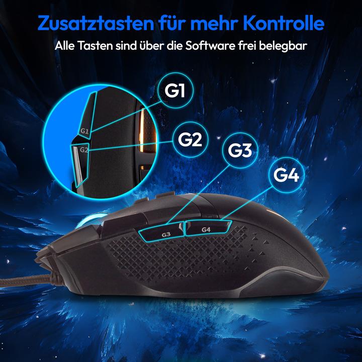 Actual product image Medion ERAZER Wizard P20 gaming mouse (Cable)