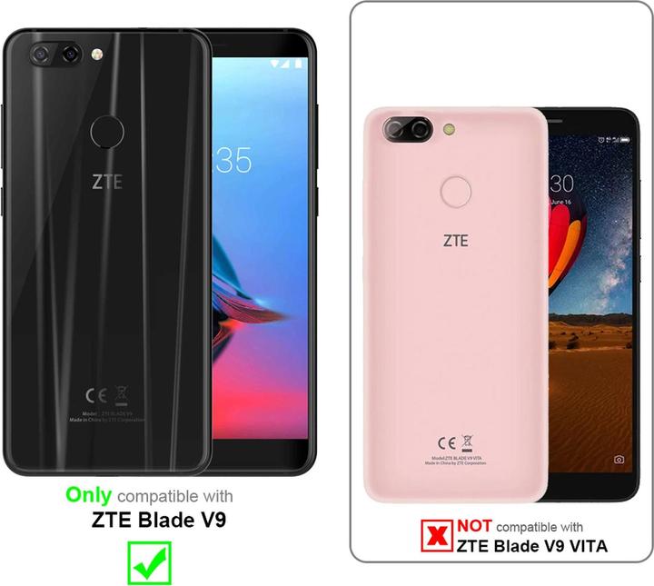 Actual product image Cadorabo TPU Matt Metallic Cover (ZTE Blade V9)