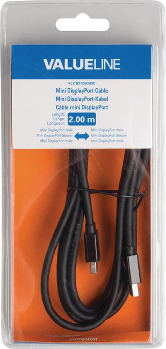 Produktbild Dreher & Kauf Mini DisplayPort to Mini DisplayPort Black M-M 2M (2 m, DisplayPort)